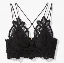 Free People One Adella Bralette Black