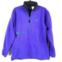 Nike Vintage  F.I.T. ACG Fleece Pull Over Jacket Purple Womens Size Medium