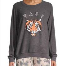 Wildfox  Easy Tiger Sommers Asphalt Gray Sweatshirt