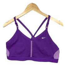 Nike  Dri-FIT Indy Purple and Pink Light-Support Adjustable Sports Bra Size XXL