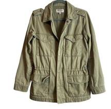 Olive green utility jacket