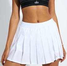 Varsity Tennis Skirt White XS