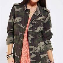 Ecote camouflage denim jacket