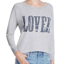 Haute Hippie light heather gray Lover sweatshirt size Medium