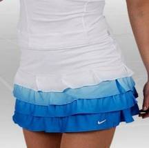 Nike‎ Blue Ombré Tiered Ruffled Tennis Skort