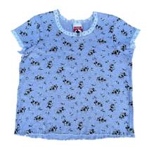 Disney Vintage 90s  Mickey Mouse Minnie Mouse Lace Grey T-shirt