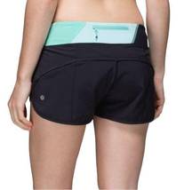 Lululemon  Run Speed Short 4-way Stretch Black Su14 Quilt 31 Size 4