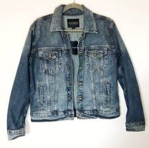 Lucky Brand Lucky Jean Jacket Tomboy Trucker Distressed Jean Jacket Classic Vintage Sz M NWT