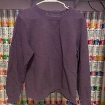 purple made for life crewneck