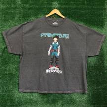 Primitive x My Hero Academia Deku Anime T-Shirt Size 3XL