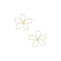 Shashi Anemone Stud Earrings Gold Womens Size OS