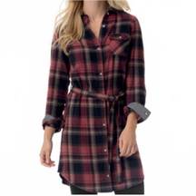 Legendary Whitetails Open Spaces Red Plaid Dress Size XXL