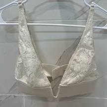 Rehab lace and satin bra