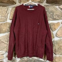 Vintage Maroon Red  Ralph Lauren Heavy Knit Sweater