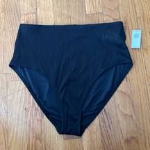 High Waisted Ribbed Bikini Bottoms