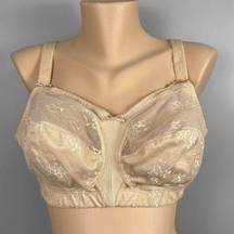 New Goddess Alice Bra US 38D Full Coverage Soft Cup Unlined Nude Beige Wirefree