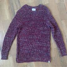 On The Byas Woman’s Purple Knitted Sweater Size Medium