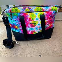 Steve Madden | Quilted Rainbow Tie-Dye Travel Bag