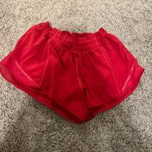 Lululemon red  shorts