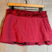 Lululemon Euc  pace rival skirt size 8