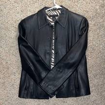 vintage leather jacket!