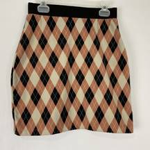 Argyle Skirt