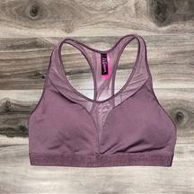 La Senza Purple Mesh Racerback Padded Sports Bra