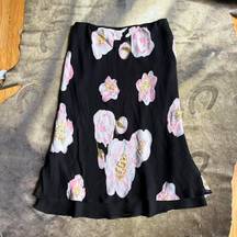 Lily Cherry Blossom Print Midi Skirt
