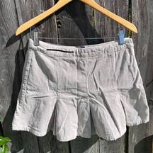 BDG Corduroy Pleated Mini Skirt