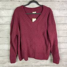 Mason & Belle V Neck Sweater Size XXL