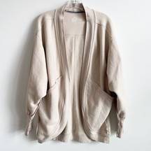 Anthropologie Pilcro Size S/M Beige Aubrey Draped Cardigan