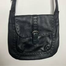 J. Jill black leather crossbody bag