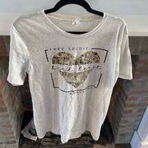 Bella Canvas  Tee Shirt “Free Spirit, Kind heart, Brave soul” size large