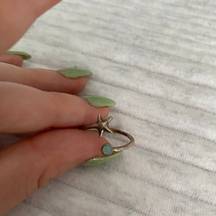 Open Adjustable Starfish Silver Ring