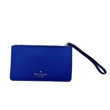 Kate Spade  Karolina Leather Wallet Wristlet Purse Cardholder Nightlife Blue $99