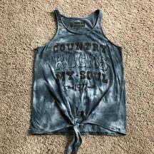 Denizen by Levi’s women’s size small sleeveless blue tye dye top