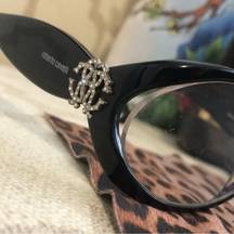 🌟ROBERTO CAVALLI rhinestone glasses