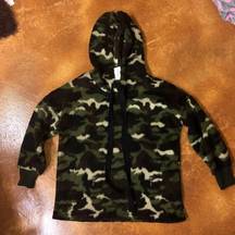 Promesa Camo Fuzzy Hoodie Small