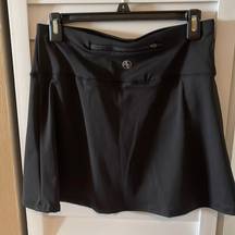 New Adrienne V Black Tennis, Golf Skort with rear zip pocket