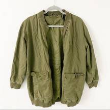 Dreamers olive green bomber jackets size small/medium