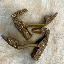 Old Navy Nude Sparkly Heels