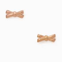 Kate Spade NWT!  Double Bow Studs - Rose Gold