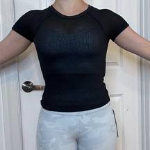 Urban Outfitters NWT  Out From Under Grey Everyday Cropped Seamless Ribbed Tee -S