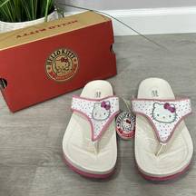 nib // hello kitty thong slide cushion sandals 910724