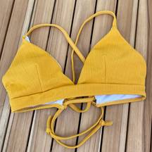 SheIn Yellow Triangle Bikini Top 💛