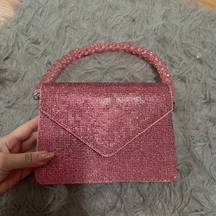 New  Pink Embellished Bag