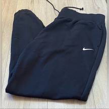 Nike  oversized fit high rise black jogger sweatpants