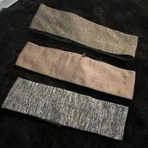 NWOT Athletic Headbands (Set of 3)