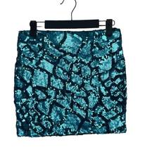 Dress the population cosmopolitan Croc Sequin mini Skirt size small