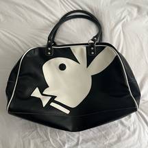 Playboy Bunny White Carry On Duffle Bag